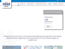 Tablet Screenshot of chagalagroup.com